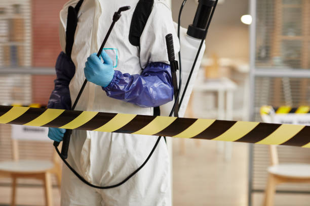 Professional Biohazard technician working in Calverton, NY